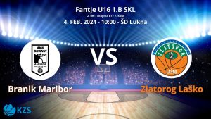 U16: AKK Branik Maribor - Zlatorog Laško